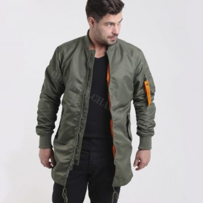  Куртка Apolloget B-17 Long Light SAGE GREEN/ORANGE 